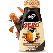 6PAK Syrop Zero 500 ml czekoladowo-migdałowy