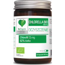 BeOrganic by Aliness Chlorella Bio 500 mg 50 kapsułek