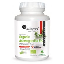 Aliness Organic Ashwagadha 5% 100 kapsułek wegańskich