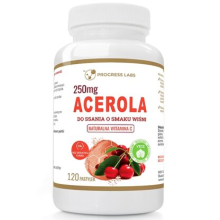 Progress Labs Acerola do ssania 250 mg 120 pastylek