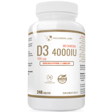 Progress Labs Witamina D3 4000IU 240 tabletek