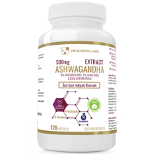 Progress Labs Ashwagandha extract + L-leucyna 120 kapsułek