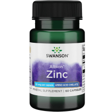 SWANSON Albion Chelat Cynku 15 mg 60 kapsułek