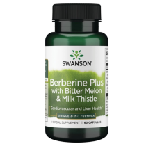 SWANSON Berberine Plus 60 kapsułek
