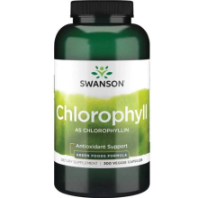 SWANSON Chlorofil 60mg 300 vege kapsułek