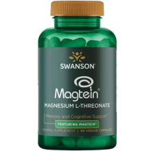 SWANSON Magtein L-Treonian magnezu 90 vege kapsułek