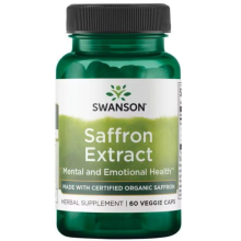 SWANSON Saffron Extract 30 mg 60 vege kapsułek