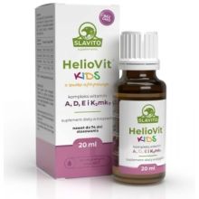 SLAVITO HelioVit KIDS kompleks witamin A D E i K2mk7 20 ml o smaku cytrynowym