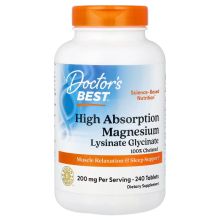 Doctor's Best High Absorption Magnesium 100mg 240 tabletek