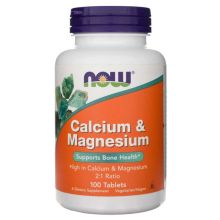 NOW Foods Calcium & Magnesium 100 tabletek