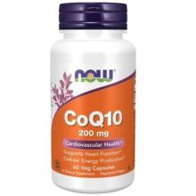NOW Foods CoQ10 200 mg 60 vege kapsułek