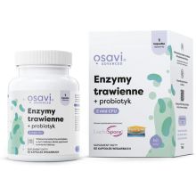 Osavi Enzymy trawienne + probiotyk 60 wegańskich kapsułek