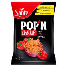 Sante POP'N Chrup Snacki Popcornowe z Papryką 60g