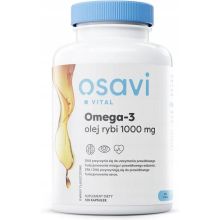 Osavi Omega-3 Olej Rybi Molecularly Distilled 1000 mg 120 kapsułek żelowych
