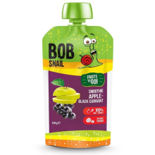 BOB SNAIL Smoothie jabłko - czarna porzeczka bez dodatku cukru 120 g