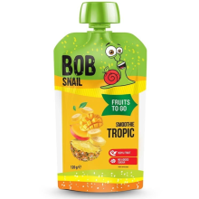 BOB SNAIL Smoothie TROPIC banan - ananas - mango bez dodatku cukru 120 g