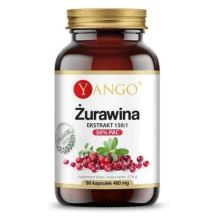 Yango Żurawina 50% PAC ekstrakt 60 kapsułek