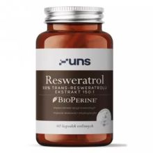 UNS Resweratrol + Bioperine 60 vege kapsułek