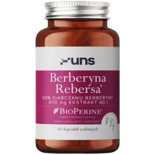 UNS Berberyna Rebersa + Bioperine 60 vege kapsułek