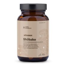 Aura Herbals MYCODROP Shiitake 30:1 30% beta-glukan 60 kapsułek