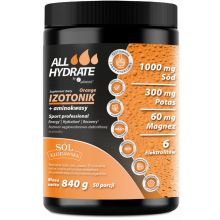ALLHydrate by Aliness Izotonik Orange + aminokwasy 840 g 50 porcji