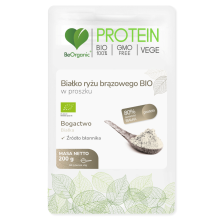 BeOrganic by Aliness Białko ryżu brązowego BIO w proszku 200 g