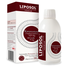 Liposol by Aliness Liposomalna Kwercetyna 125 mg + Cynk 5 mg 250 ml