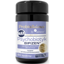 Aliness ProbioBALANCE MAX Psychobiotyk BIFIZEN 6,5 mld 60 vege kapsułek