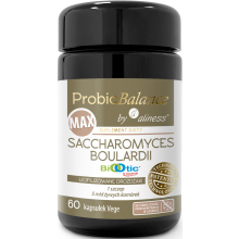 Aliness ProbioBALANCE MAX Saccharomyces Boualardii 5 mld/250mg 60 kapsułek