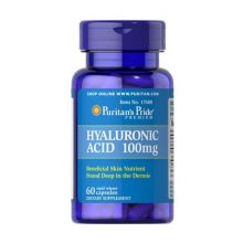 Puritan's Pride Hyaluronic Acid kwas hialuronowy 100 mg 60 kapsułek