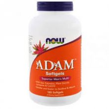 Now Foods Adam 180 kapsułek żelowych - multiwitaminy i minerały dla mężczyzn