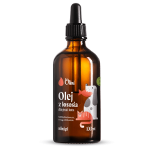 Olini Olej z łososia dla psa i kota 100 ml