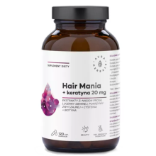 Aura Herbals Hair Mania + keratyna 20 mg 120 kapsułek