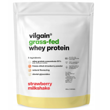 Vilgain Grass-Fed Whey Protein Koktajl mleczny truskawkowy 1000 g