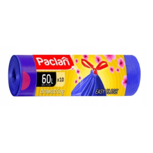 Paclan Worki z taśmą zapachowe 60L 10 sztuk