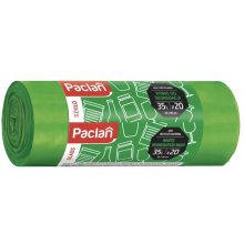 Paclan Worki do segregacji szkło zielony 35L 20 sztuk