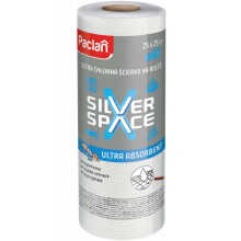 Paclan Silver Space Ściereczka na rolce 40 sztuk 25 x 25 cm