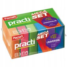 Paclan Mega Set Practi Gąbki do naczyń 12 sztuk