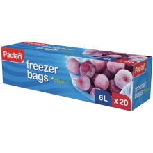 Paclan Woreczki do mrożenia 6L 20 sztuk