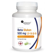 Aliness Beta Glukan 500 mg 100 kapsułek wegańskich