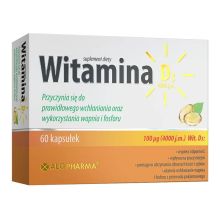 Alg Pharma Witamina D3 4000 IU 60 kapsułek