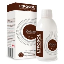 Liposol by Aliness Liposomalne Żelazo 20 mg 250 ml o smaku coli