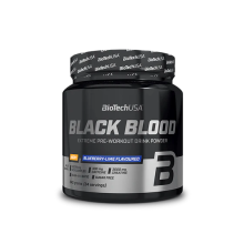 BioTech USA Black Blood NOX+ 340 g o smaku jagoda - limonka