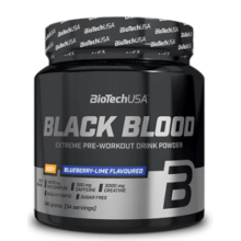 BioTech USA Black Blood NOX+ 340 g o smaku jagoda - limonka