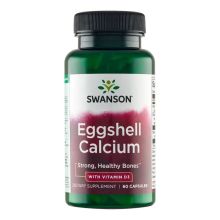 Swanson Eggshell Calcium with Vitamin D-3 120 kapsułek