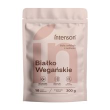 Intenson Wegańskie białko 300 g o smaku białej czekolady i malin