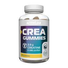 ActivLab Crea Gummies monohydrat 60 żelek o smaku cytrynowo-limonkowym