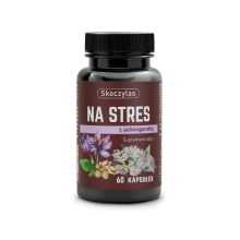 Skoczylas Na Stres ashwagandha szafran kozłek lekarski 60 kapsułek