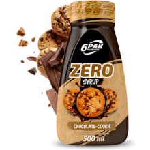 6PAK Syrop Zero 500 ml o smaku czekoladowo-ciasteczkowym