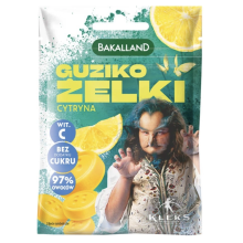 Bakalland Kleks Guziko żelki cytrynowe 34 g